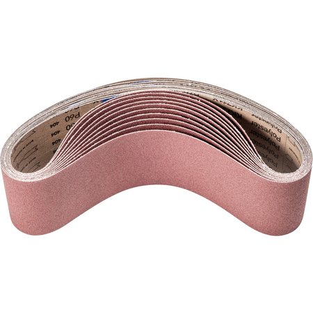 PFERD Coated Belt, Al/Oxd, 4"x36", 60 Grit, Coated, 4" W, 36" L, 60 Grit, Aluminum Oxide 49375